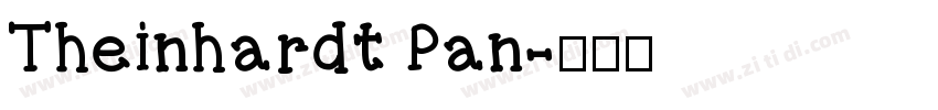 Theinhardt Pan字体转换
